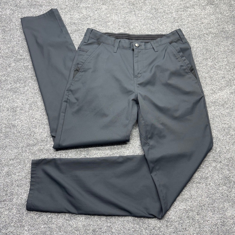 Jack Archer Jetsetter Tech Pants Mens 30x32 Charcoal Grey Stretch Travel Chino